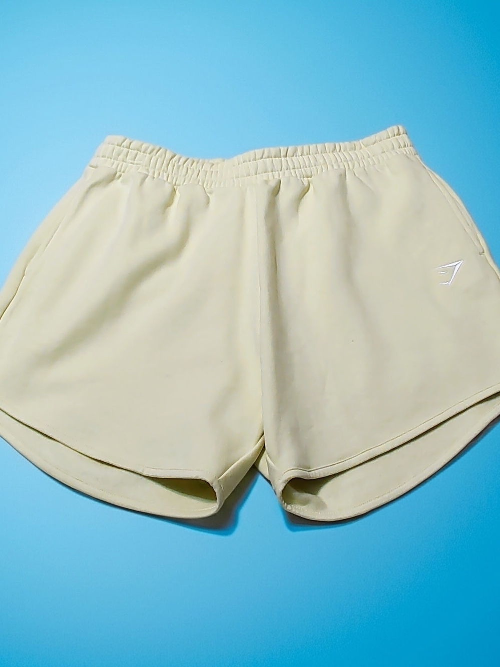 Gymshark Women's Cream High-Rise Training Shorts